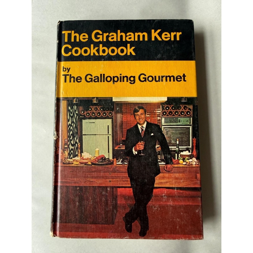 Graham Kerr Cookbook Galloping Gourmet Vintage 1960s MCM Retro Kitchen Hardcover - Picture 3 of 11